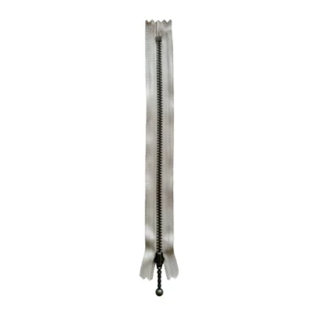 YKK Fast Lynlås Antik Messing 4 mm 20 cm